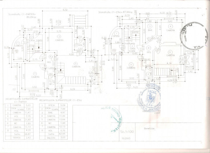 Vila solida, D+P+ Et 1 +  M, Ultracentral- Bulevard