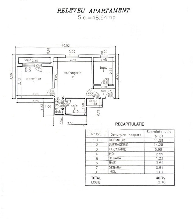 Ap 2 cam, cf 1 semidec, parter/9, Cina